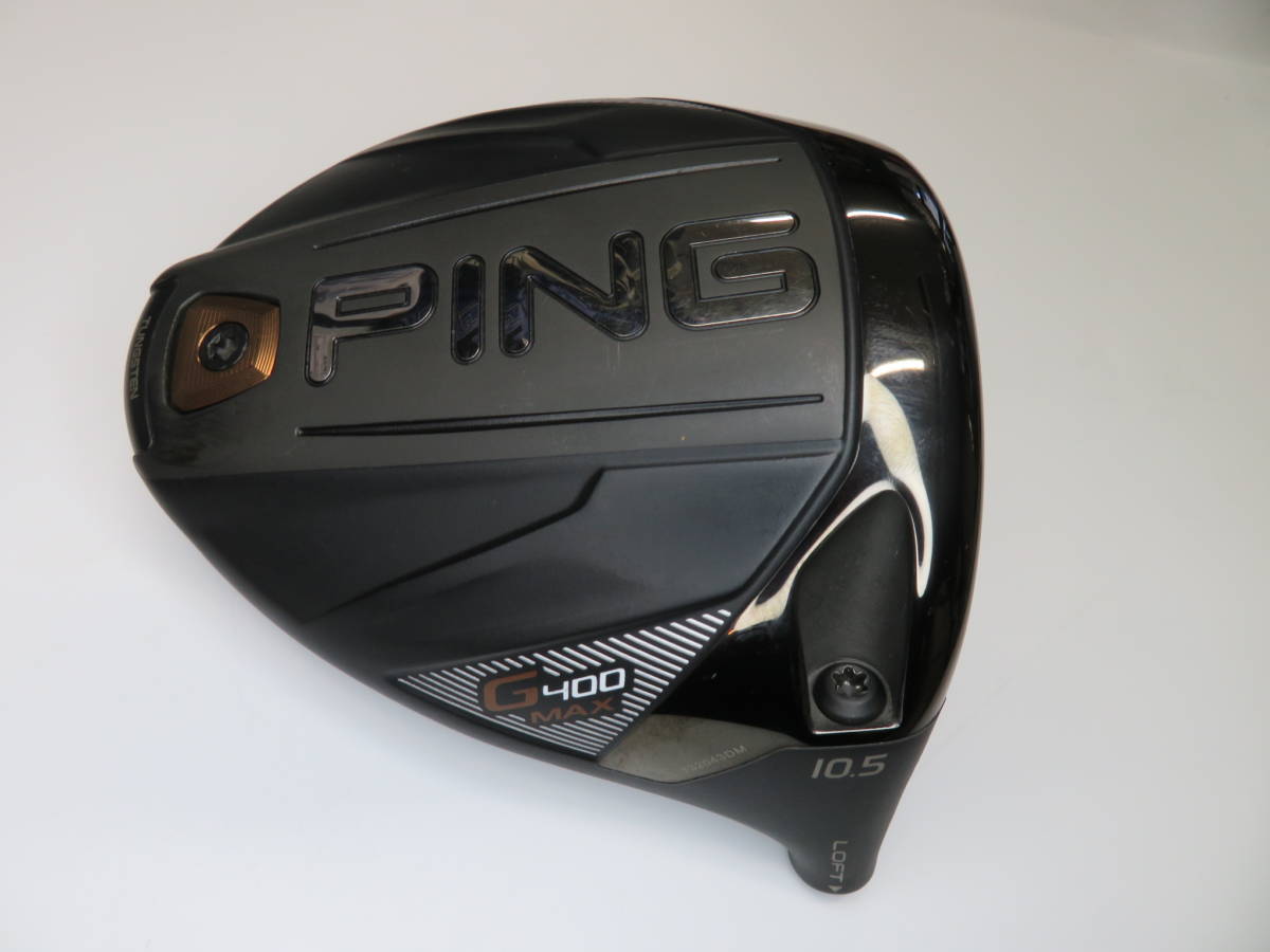 美品・DRヘッド単体】ピン PING G400 MAX/10.5°/ヘッドカバー付き