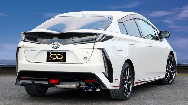 ガナドール プリウスPHV DLA-ZVW52 6LA-ZVW52 マフラー ダブル出し PAE-080GST GANADOR PASION EVO パシオン エボ