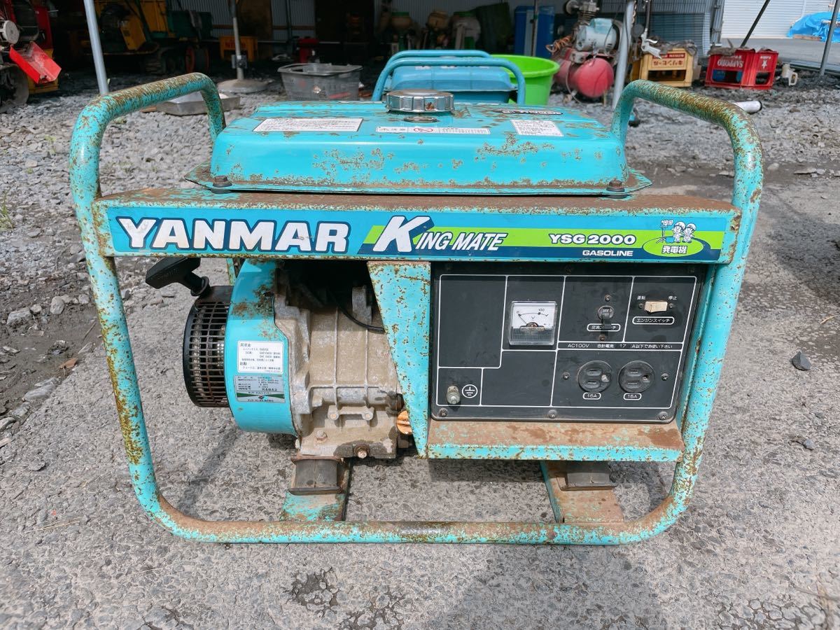 【格安saleスタート】 Yahoo!オークション - 中古 YANMAR ヤンマー エンジン発動機 発電機