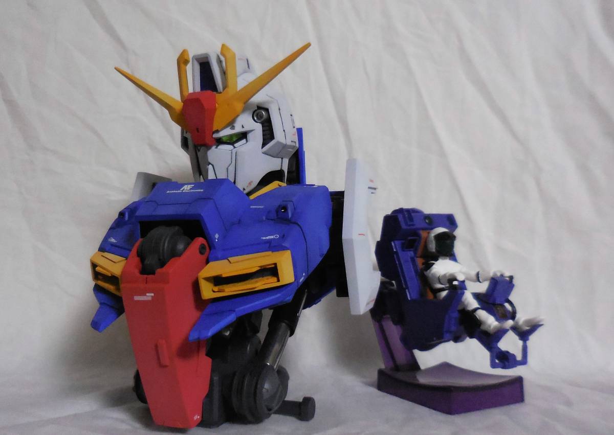 【人気沸騰】 ☆Zガンダム ヘッドディスプレイ セット 塗装完成品&おまけ 完成品
