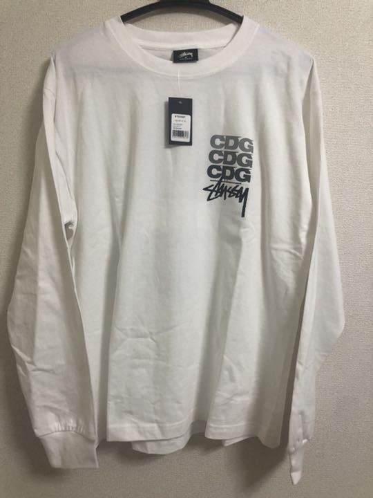  Stussy ×CDG long T S размер новый товар ( нераспечатанный товар )