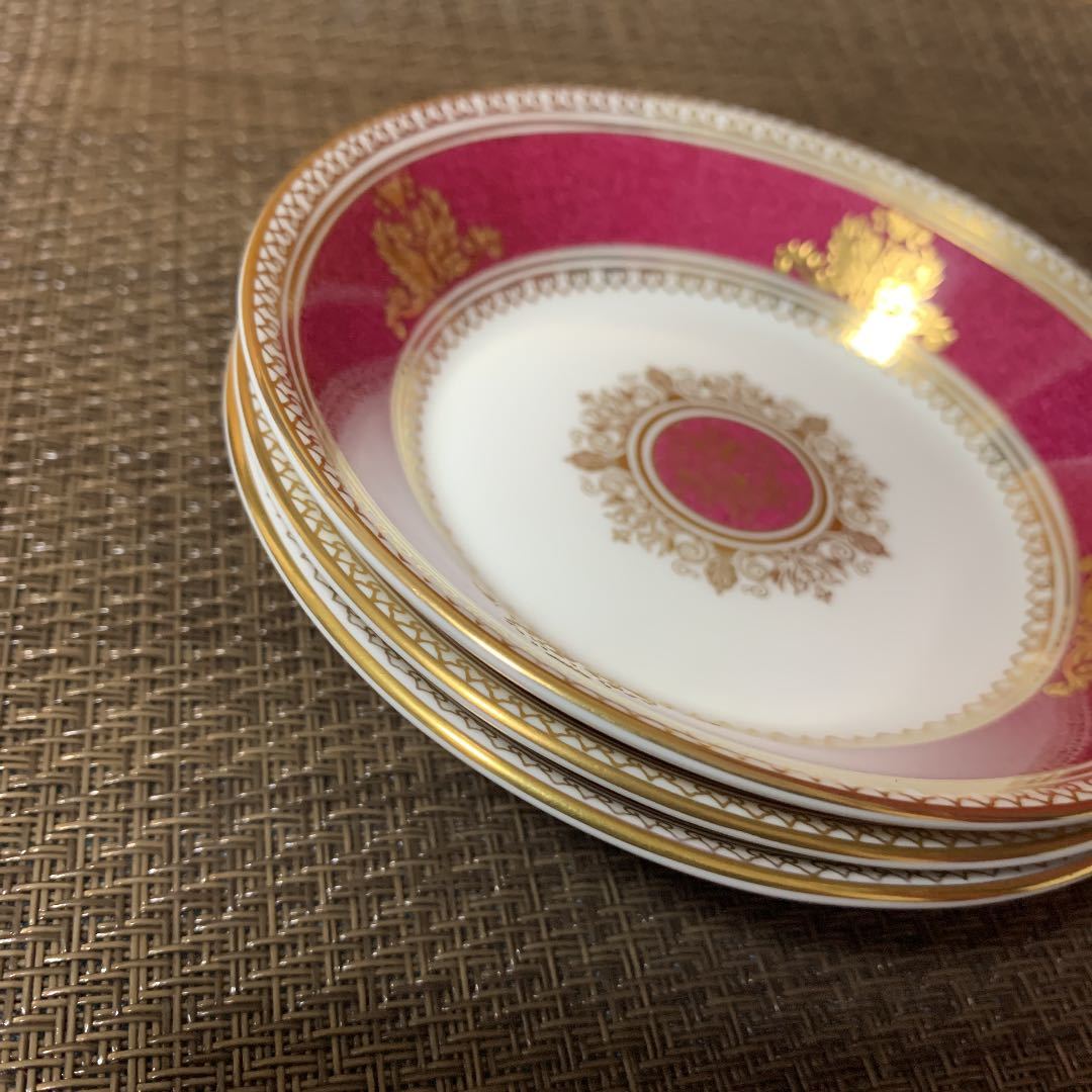ウェッジウッド コロンビア パウダールビー フルーツ皿 3枚