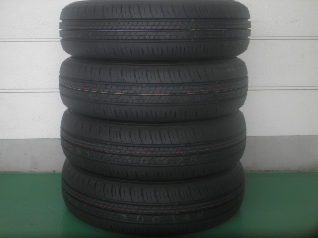 165/65R14 ダンロップ ENASAVE EC300+ 新車外しタイヤ 4本 2021年製