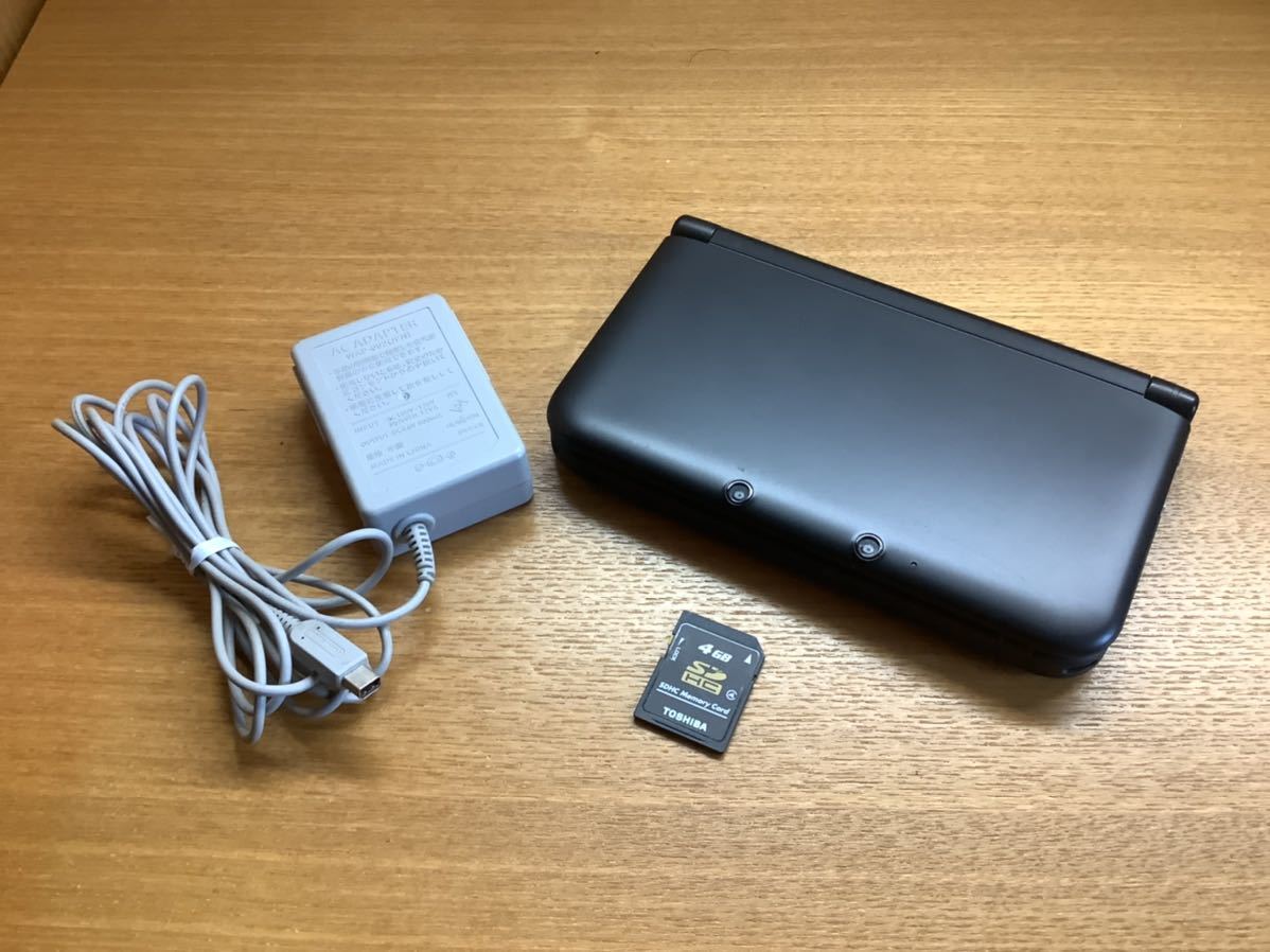 美品動作確認済ニンテンドー3DS LL 本体充電器SPR-001(JPN) ブラック