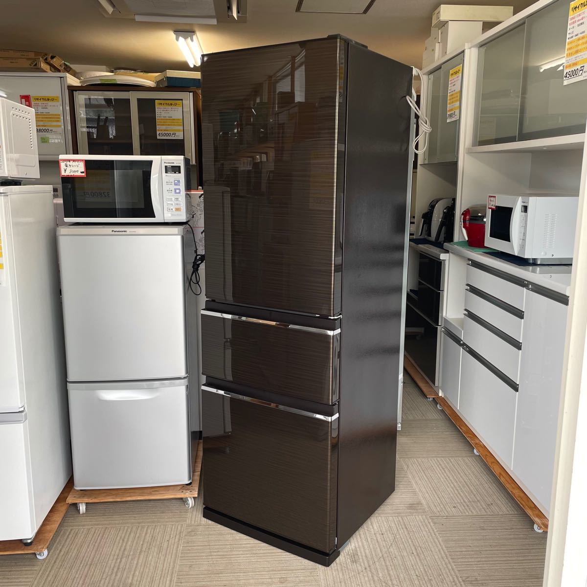 超美品】MITSUBISHI 三菱 2020年製 365Lノンフロン冷凍冷蔵庫 MR-CX37F