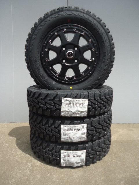 ヨコハマジオランダーM/T G003☆145/80R12☆軽バン軽トラハイゼットエブリ-キャリ-サンバ-アトレ-Nバンアクティバモスクリッパ-ピクシス_画像1