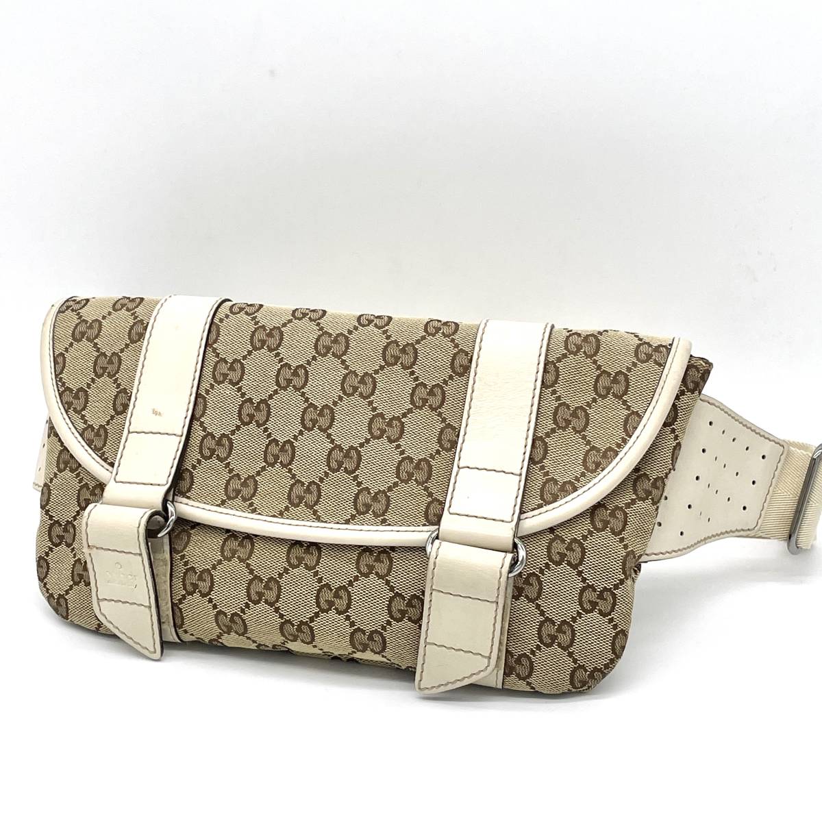 GUCCI グッチ GG キャンバス ウエスト 145851 ポーチ ボディ GUCCI グッチ GG キャンバス ウエスト 145851 ポーチ ボディ