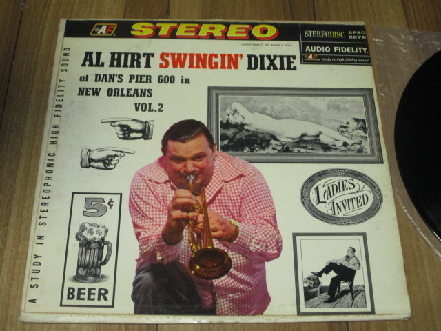 AL HIRT SWINGIN' DIXIE At Dan's Pier 600 In New Orleans Vol. 2 米 LP STEREO ステレオ盤 _画像1
