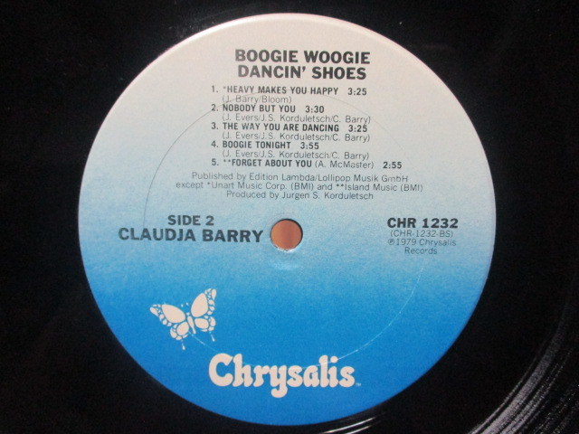 CLAUDJA BARRY クラウディア・バリー BOOGIE WOOGIE DANCIN' SHOES ブギ・ウギ・ダンシン・シューズ 米 LP の画像5