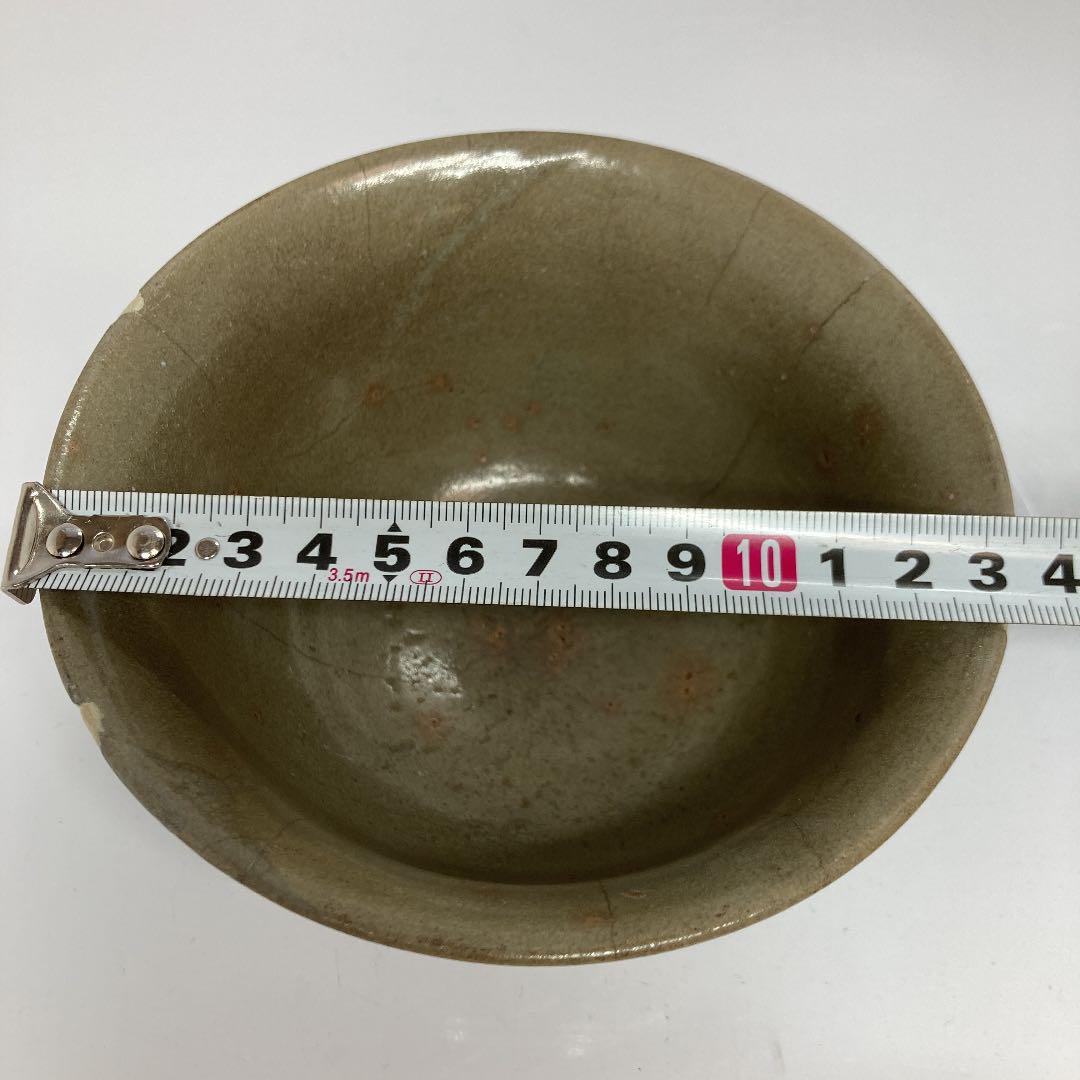 好評超歓迎古代　三島白泥象嵌　茶碗　直径13.5cm 高さ7.7cm K4-0702④ 高麗