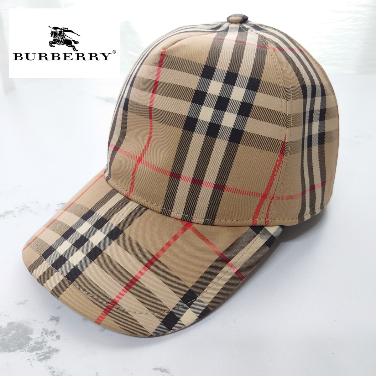 美品 BURBERRY LONDON ENGLAND バーバリーロンドンイングランド 帽子