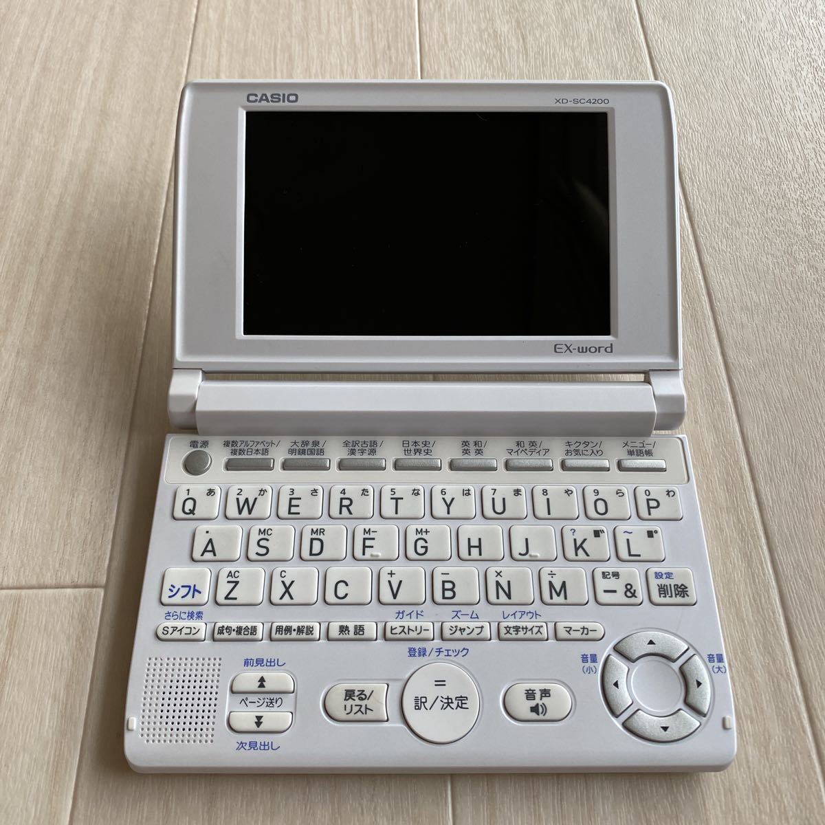 CASIO XD-SC4200 CASIO EX−word XD-SC4200 電子辞書