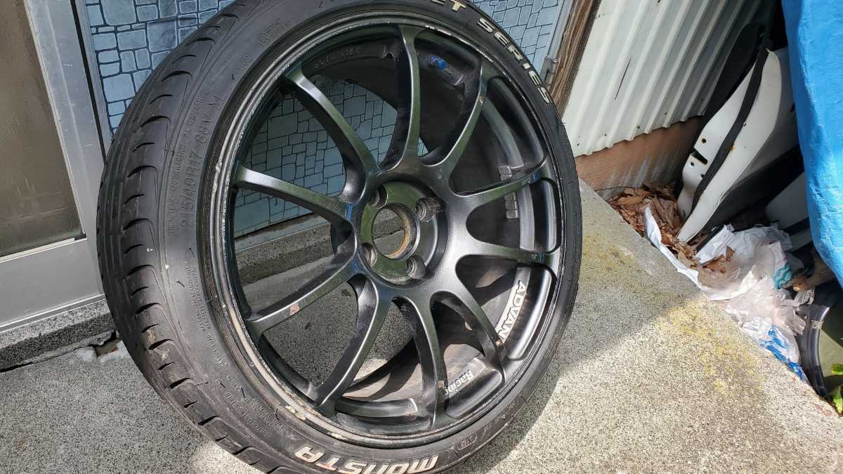 アドバンレーシング rz 17インチ 希少カラー ホイール 4本セット