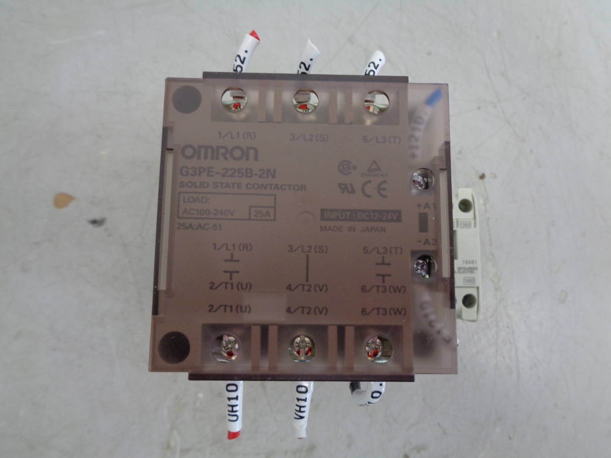 MK5748 オムロン(omron) ヒータ用ソリッドステート・コンタクタ G3PE-225B-2N / 三菱　S-T10_画像2