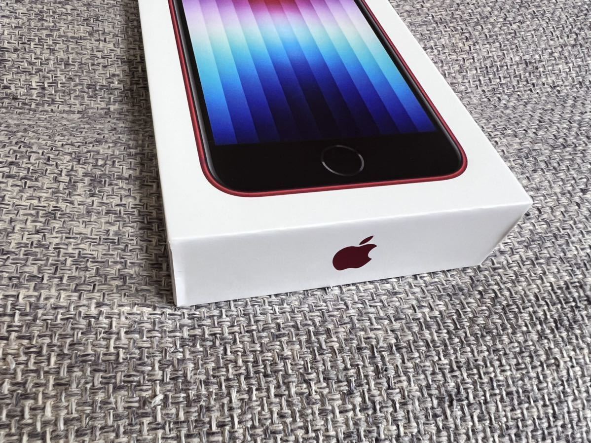 オンライン銀座  SIMフリー レッド 第3世代　64GB SE iPhone 【新品未使用】 スマートフォン本体
