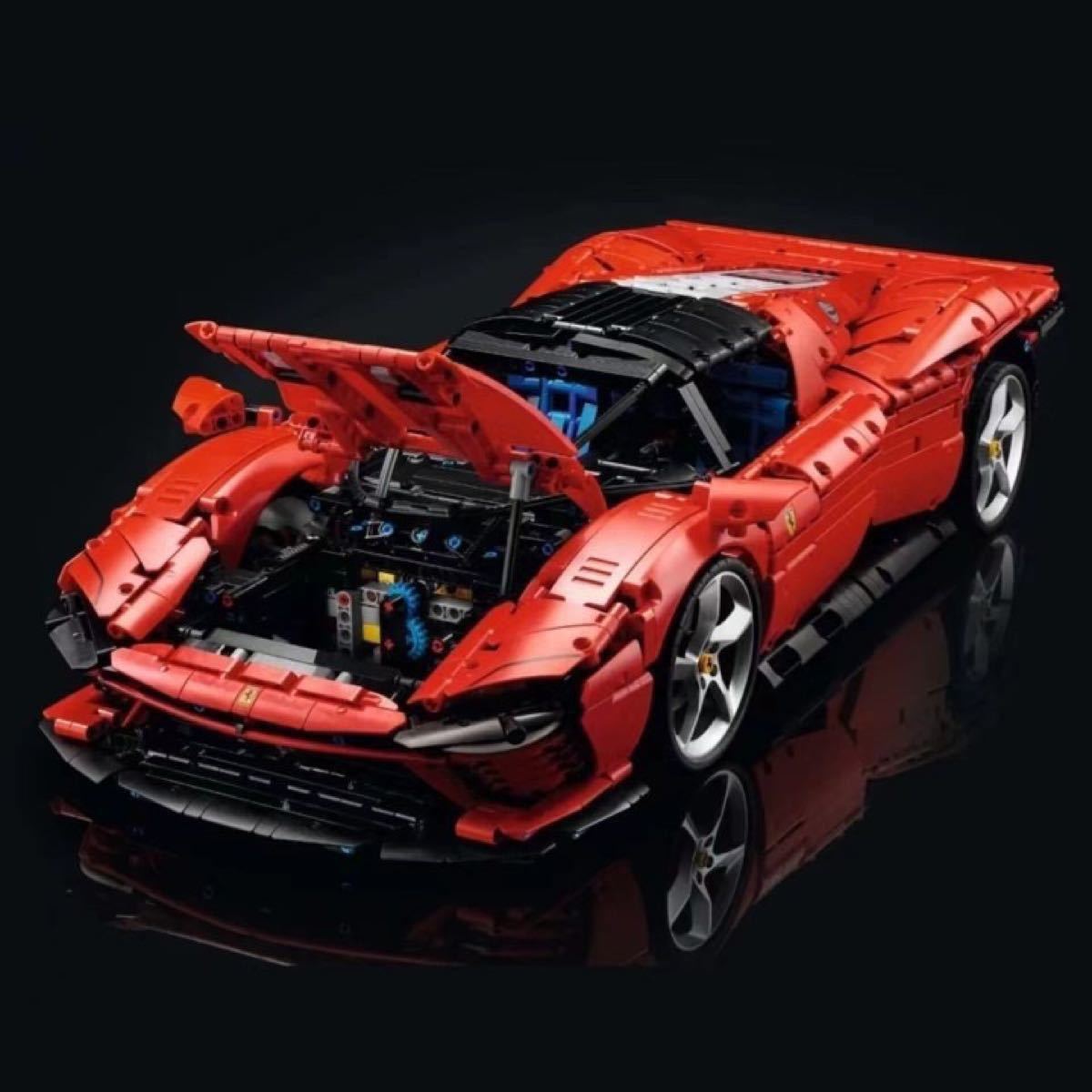 箱なし ブロック互換 フェラーリ デイトナ SP3 Ferrari Daytona レゴ