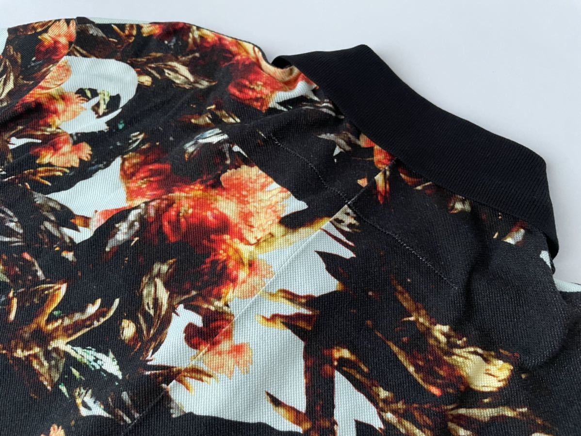GIVENCHY ジバンシィ ポロシャツ グラフィック 切替パターン 半袖