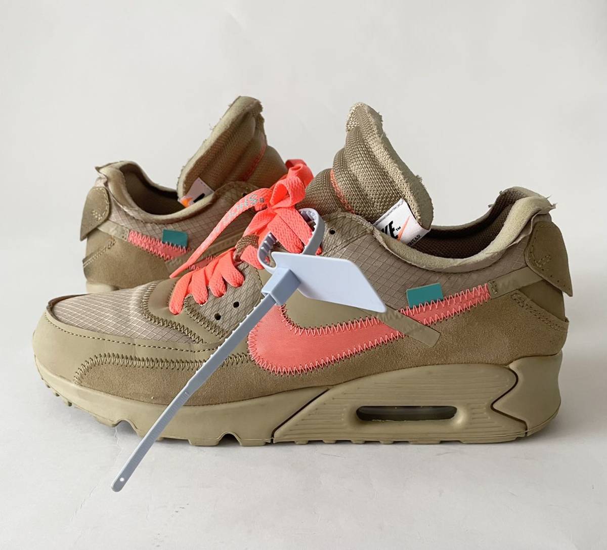 OFF-WHITE × NIKE AIR MAX 90 DESERT ORE Virgil Abloh オフホワイト