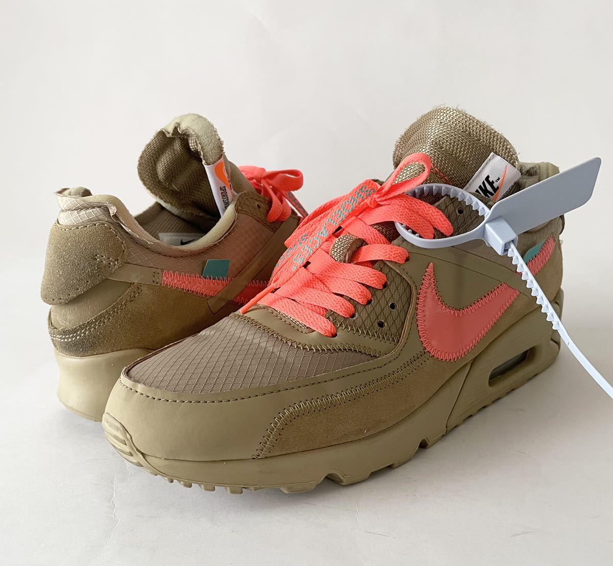 OFF-WHITE × NIKE AIR MAX 90 DESERT ORE Virgil Abloh オフホワイト