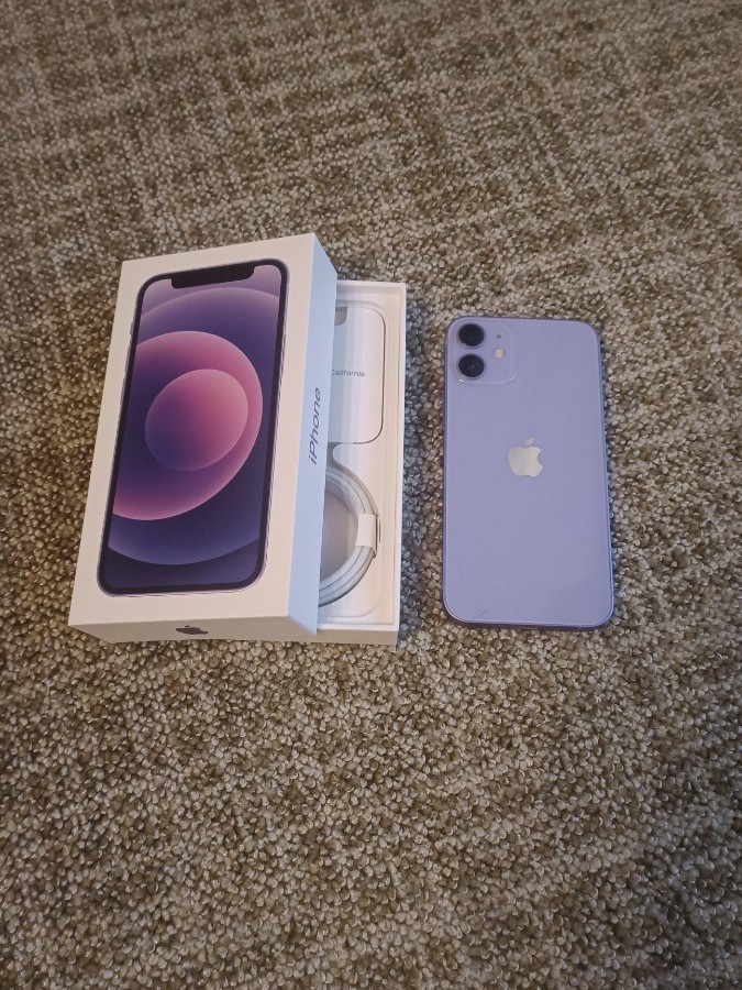 iPhone 12 mimi 256GB SIMフリー 未使用品 パープル iPhone 12 mimi 256GB SIMフリー 未使用品 パープル