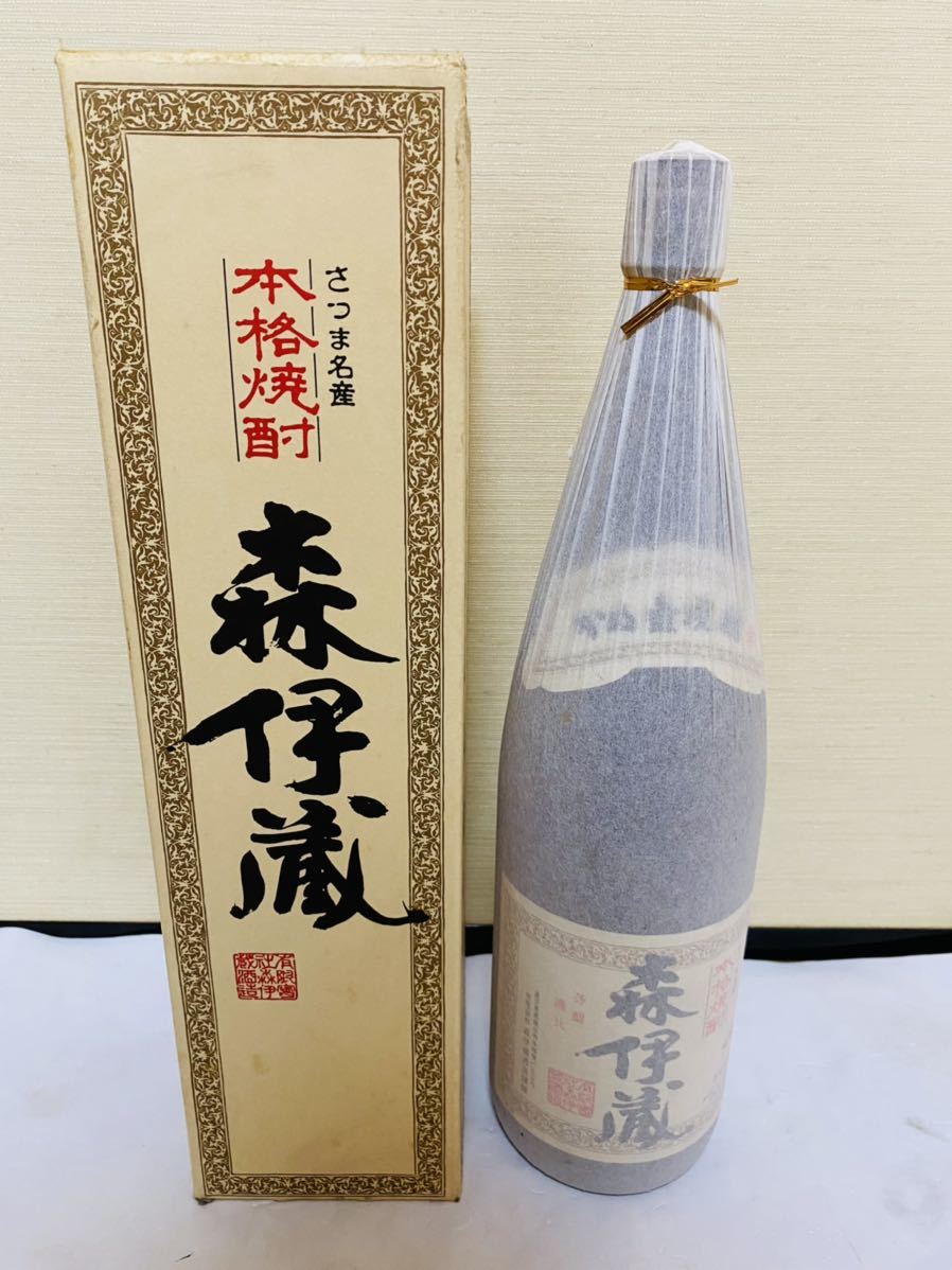 森伊蔵 1800ml 25％ かめ壷焼酎 芋焼酎 一升瓶 和紙付 箱入り