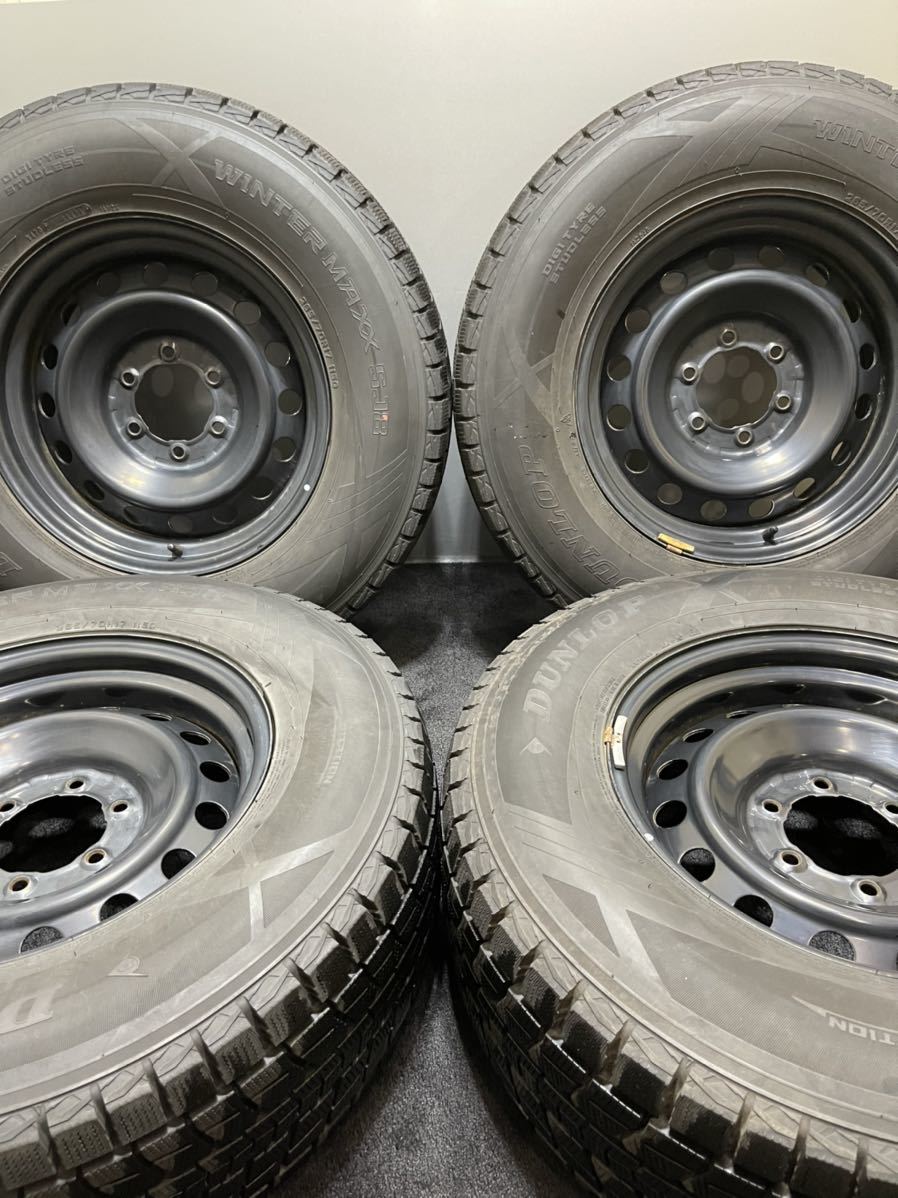 265/70R17 DUNLOP/WINTER MAXX SJ8 18年 トヨタ FJクルーザー 純正 17