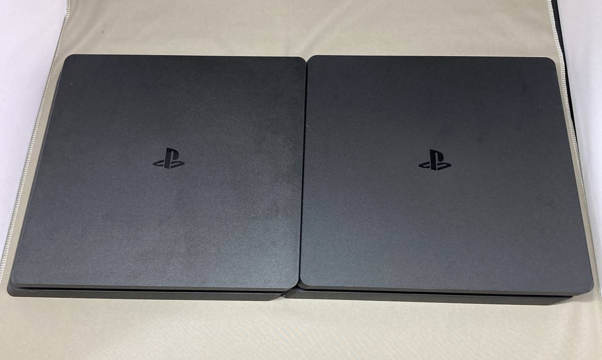 動作品 PS4 2台セット CUH-2000A CUH-2200A 500GB ブラック 黒