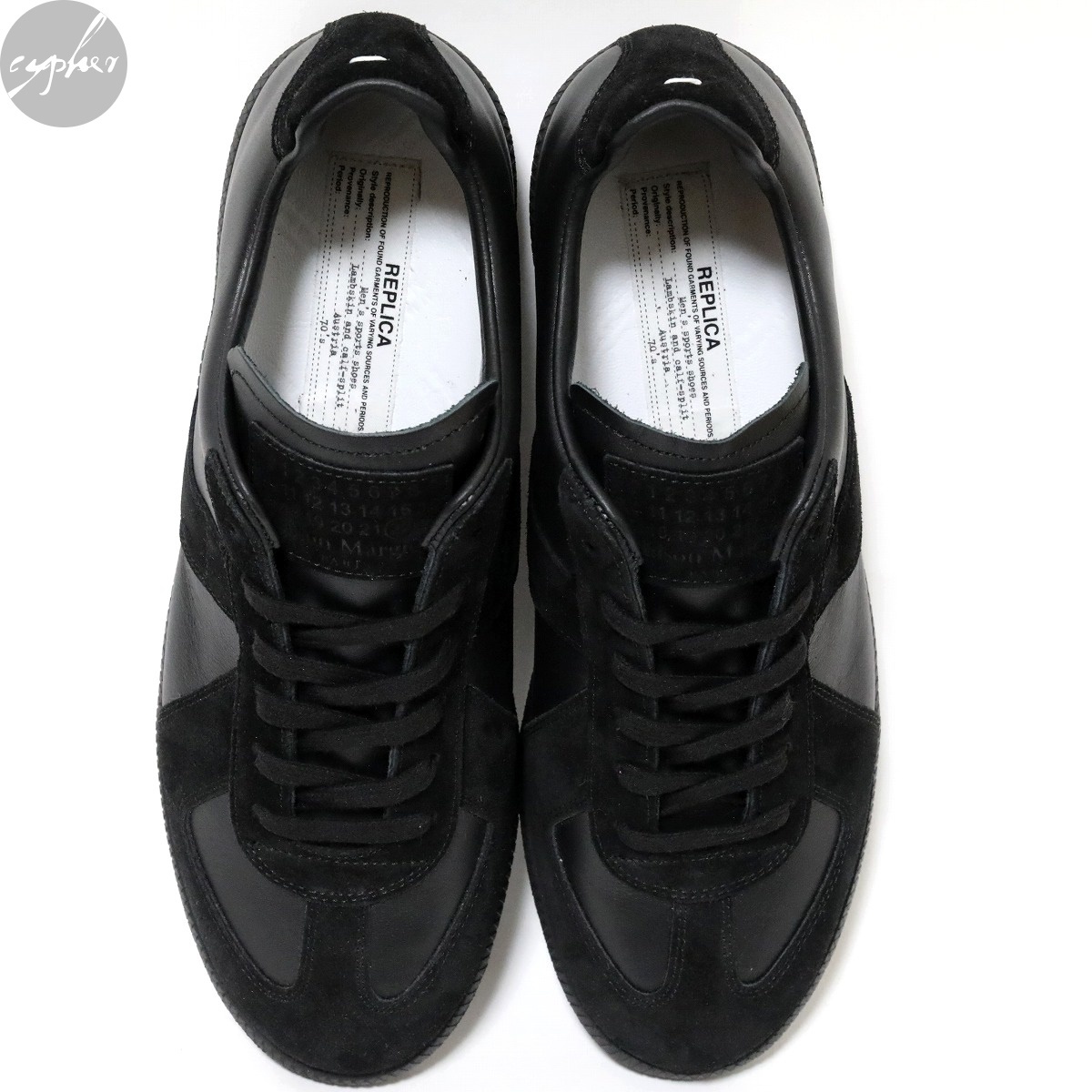 41 26cm 新品 22SS Maison Margiela 22 ジャーマントレーナー カーフ