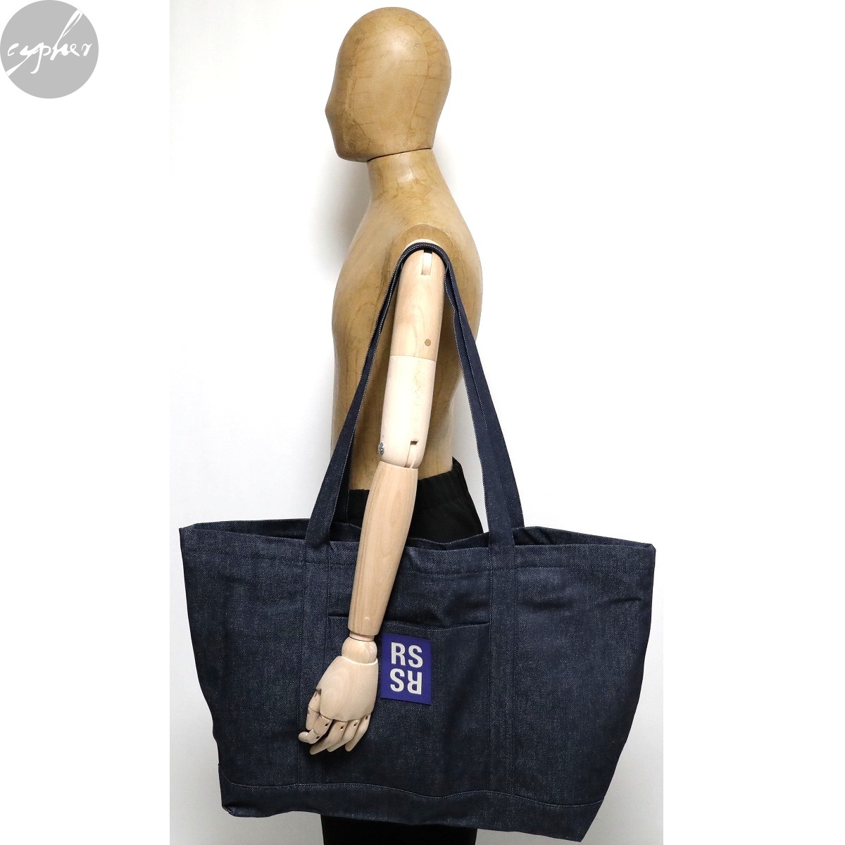 新品 21AW RAF SIMONS OVERSIZED DENIM TOTE BAG ラフシモンズ