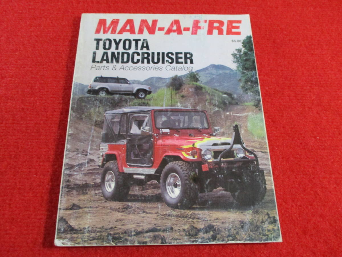 * TOYOTA LANDCRUISER левый руль PARTS ACCESSORIES английский язык книга@BOOK сервисная книжка ② *