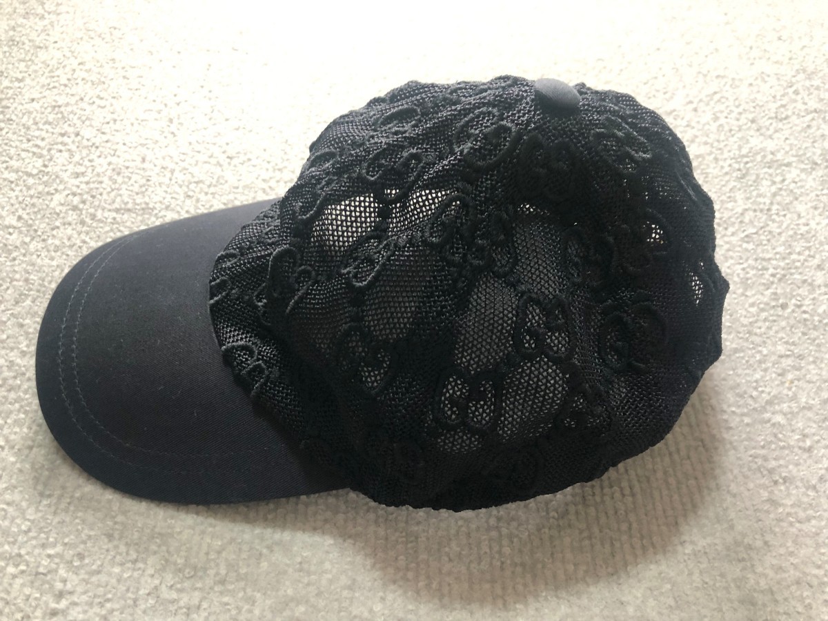 新品同様GUCCIグッチ GGエンブロイダリー ベースボールハット キャップ
