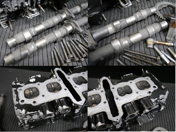 CBR400F NC17 2型より当時物 純正 実働 シリンダー ヘッドASSYカム