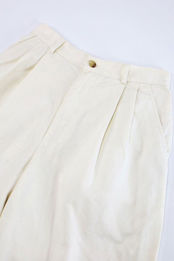 Used Womens 90s Ralph Lauren 2Tuck Chino Short Pants Size W26 б/у одежда 