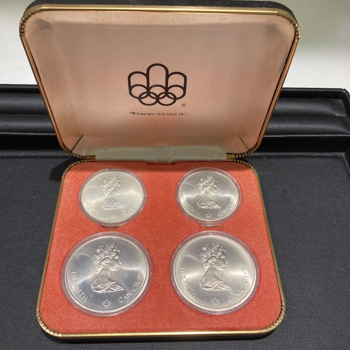 カナダ記念硬貨セット モントリオールオリンピック 10ドルx2 5ドルx2 