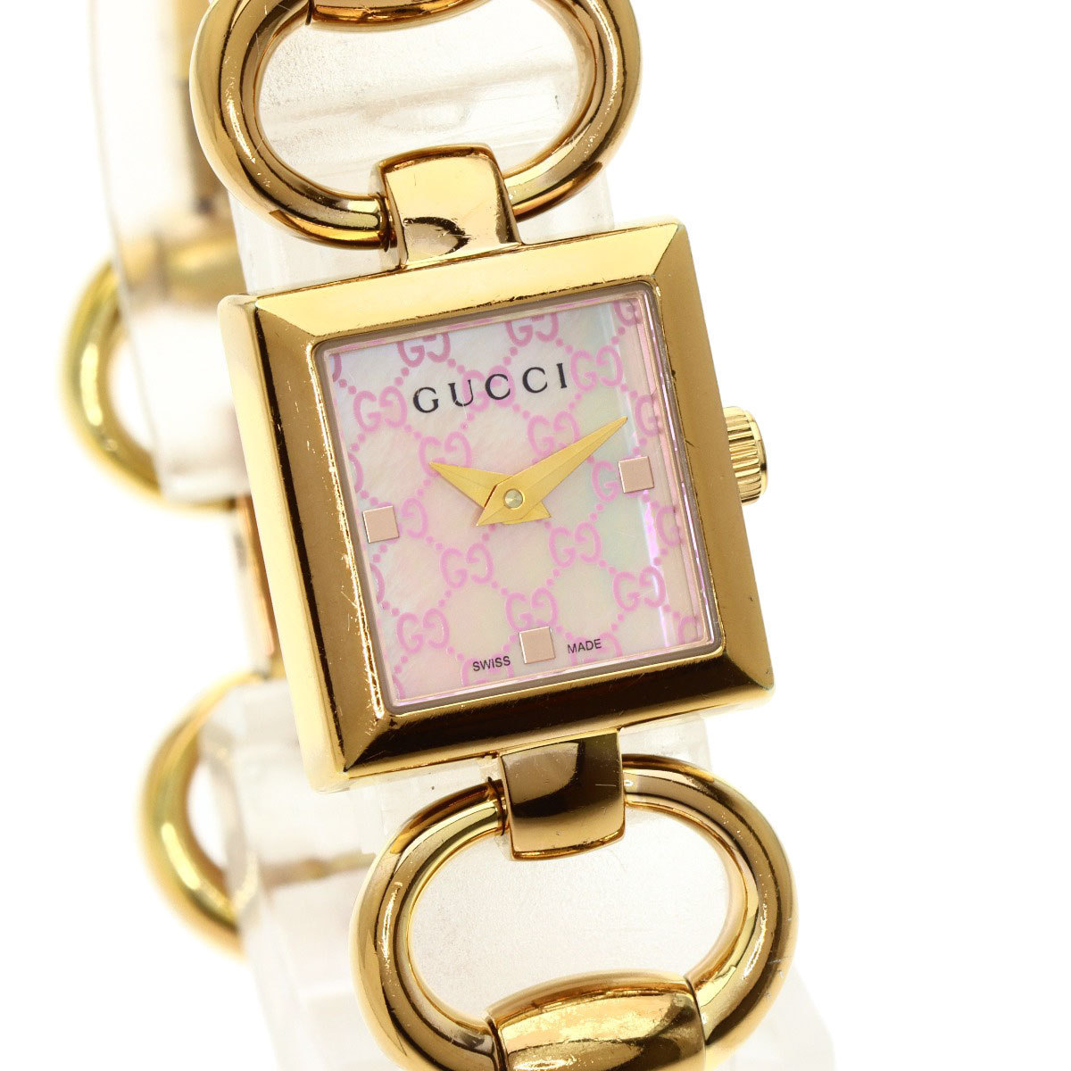 GUCCI グッチ YA120 トルナヴォーニ シェル 腕時計 GP GP レディース