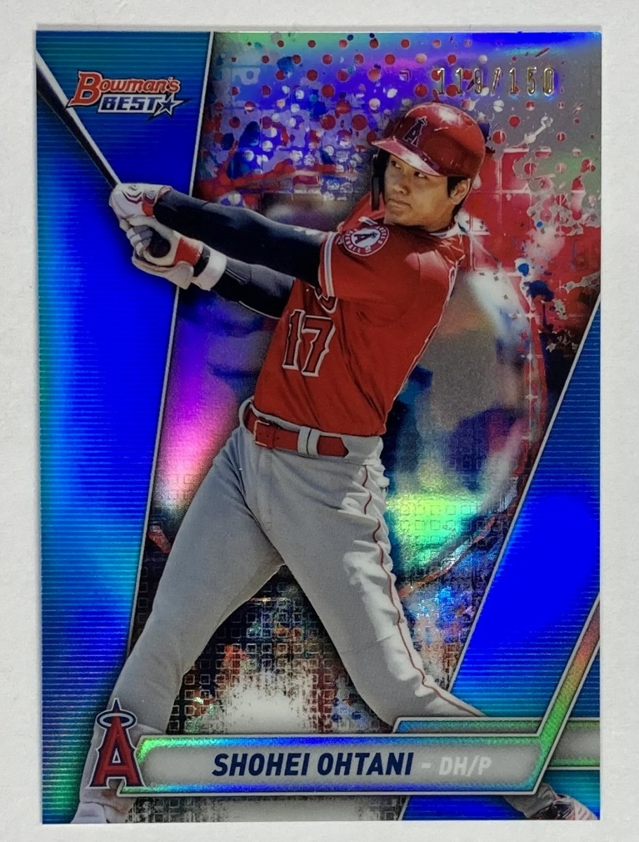 国内外の人気！ 2019 【150枚限定】大谷翔平 Bowman's Refractor Blue