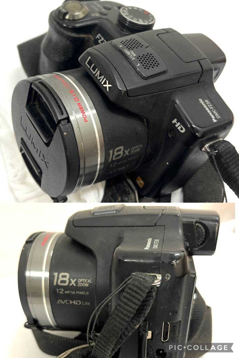 【K3409-1】 Panasonicパナソニック　DMC-FZ38　デジタルカメラ ジャンク 動作未確認_画像9