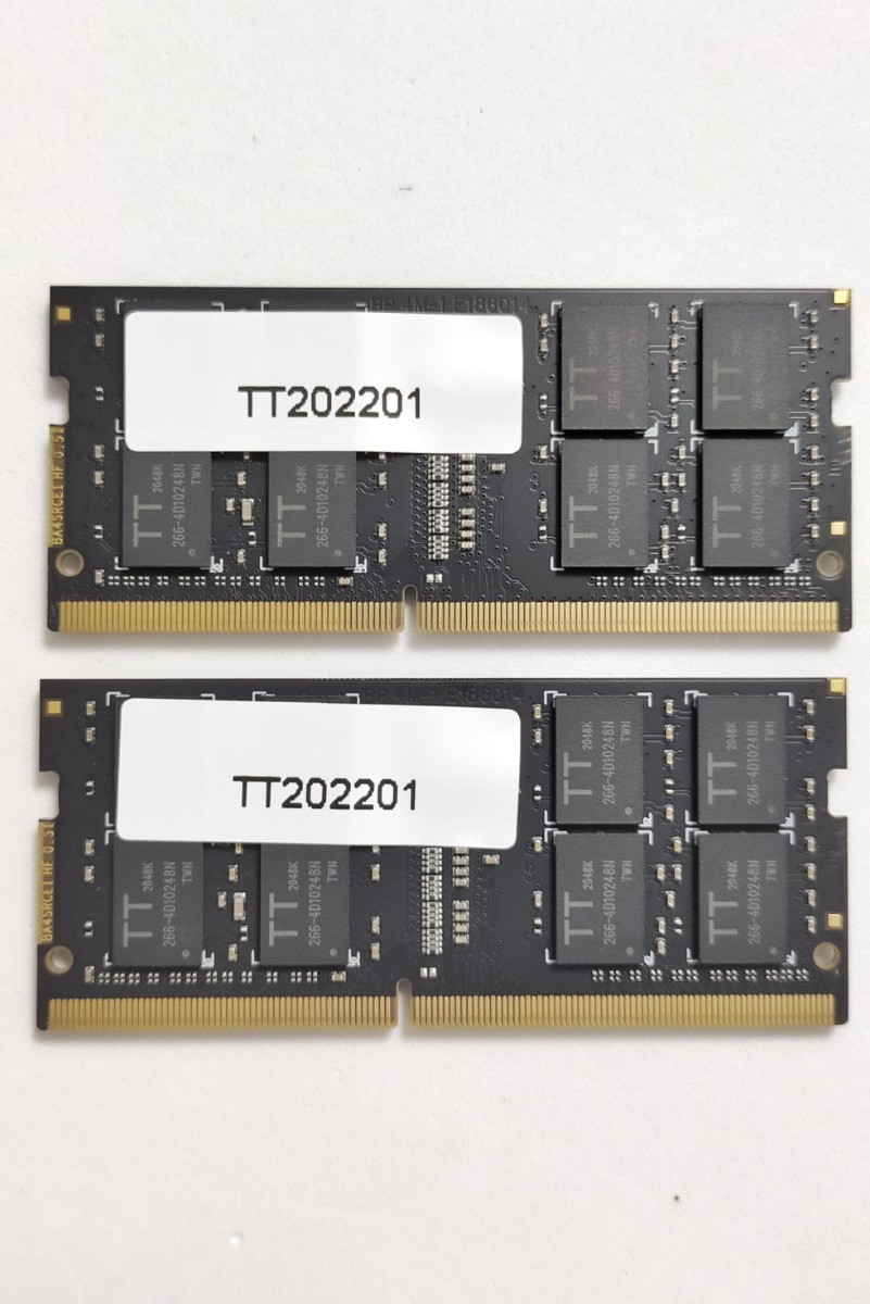 PayPayフリマ｜ノートPC SODIMM DDR4 2666MHz メモリー 16GB 2枚 計32GB