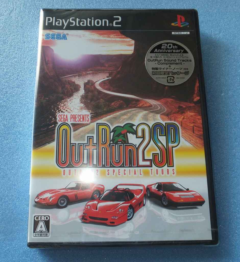 PS2 「 アウトラン2 スペシャルツアーズ 初回限定版 」 未開封品 aca