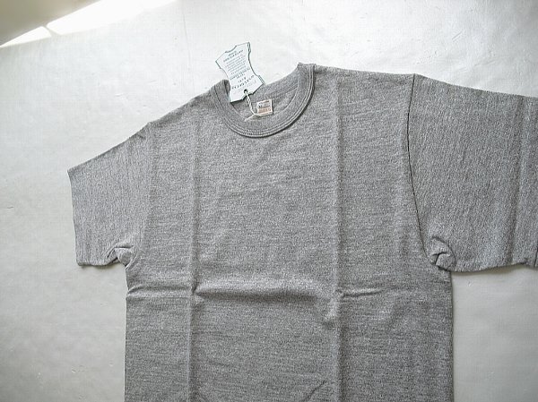 Lot.4601　クルーネックＴシャツ/無地（WAREHOUSE）ウエアハウス　杢グレー　＠XL　オーガニック　丸胴　ボディ　コットン100%　新品_画像8