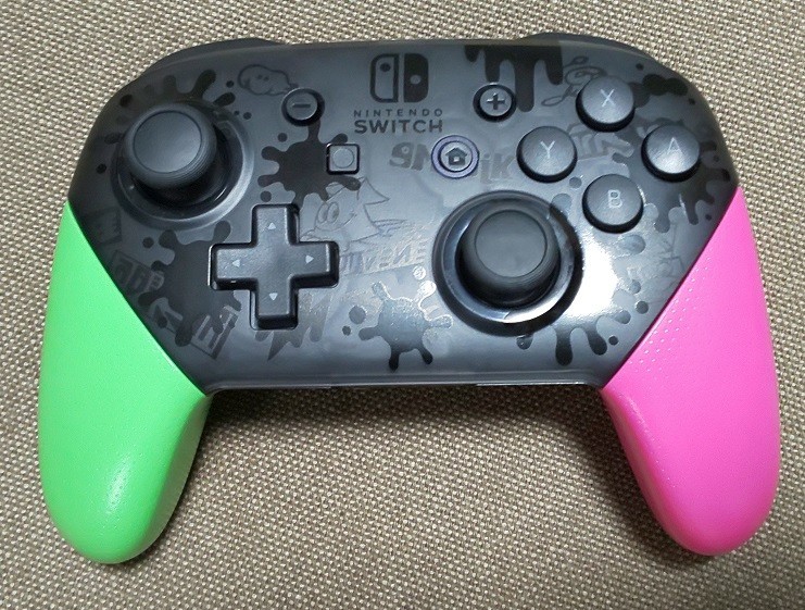 【新品相当品】 プロコン Proコントローラー Nintendo Switch スプラトゥーン2 エディション(S024)