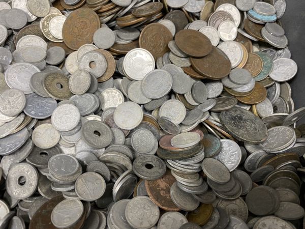 YC 日本古銭 総重量約5.7kg以上 大量おまとめ 古銭 銅貨 穴銭 青銅貨