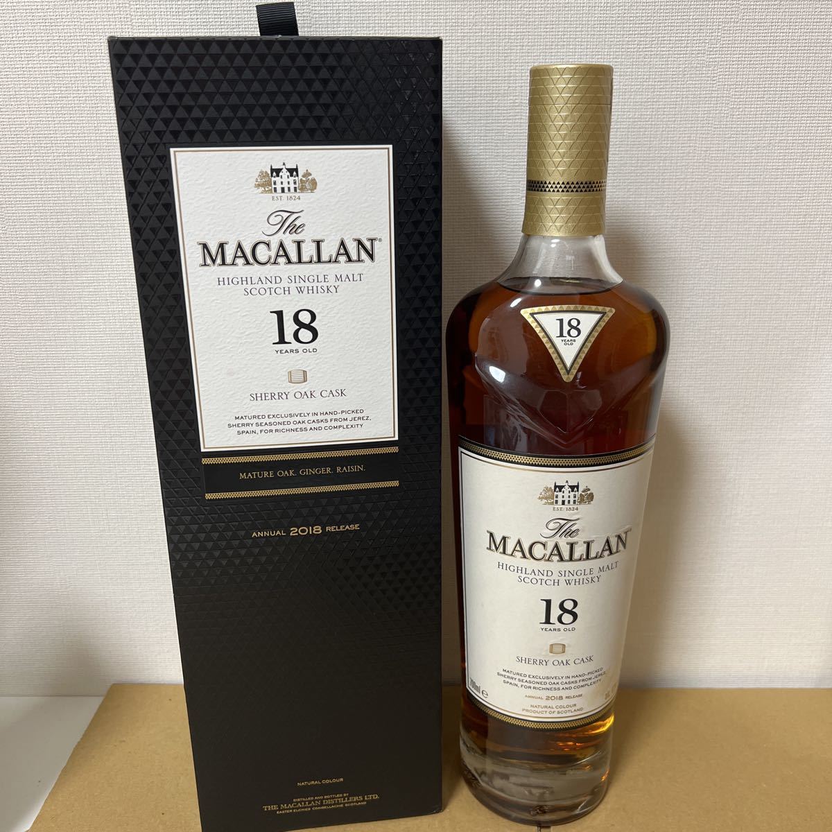 MACALLAN マッカラン18年 スコッチウイスキー 箱付き kanfa720.com
