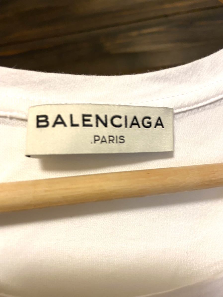 BALENCIAGA TKK25 360312 半袖 Tシャツ 白 L バレンシアガ 秋冬 AW