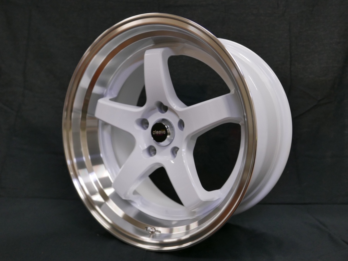 CLEAVE RACING FL53 18x9.5J +18 / 18x10.5J +15 5H-114.3 ホワイト