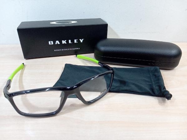 OAKLEY オークリー メガネフレーム CROSSLINK ZERO OX8080-0258 ポリッシュドブラックインク 眼鏡 ケース付き 