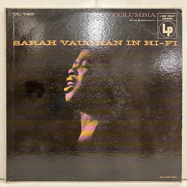 ●即決VOCAL LP Sarah Vaughan / in Hi Fi cl745 jv2841 米オリジナル、6eye Dg Mono サラ・ヴォーン