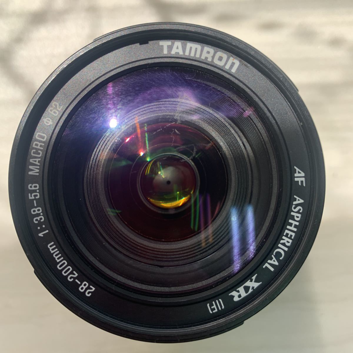 TAMRON AF ASPHERICAL XR IF 28 - 200mm 1:3.8-5.6 MACRO φ62 タムロン レンズ ニコン 未確認 234_画像6