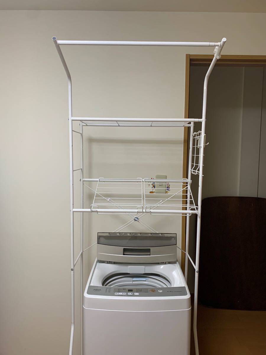 大阪府近郊限定【配送設置料込み】AQUA洗濯機　AQW-S45H（W）4.5kg  長期保証2026年4月1日まで　オマケ付き