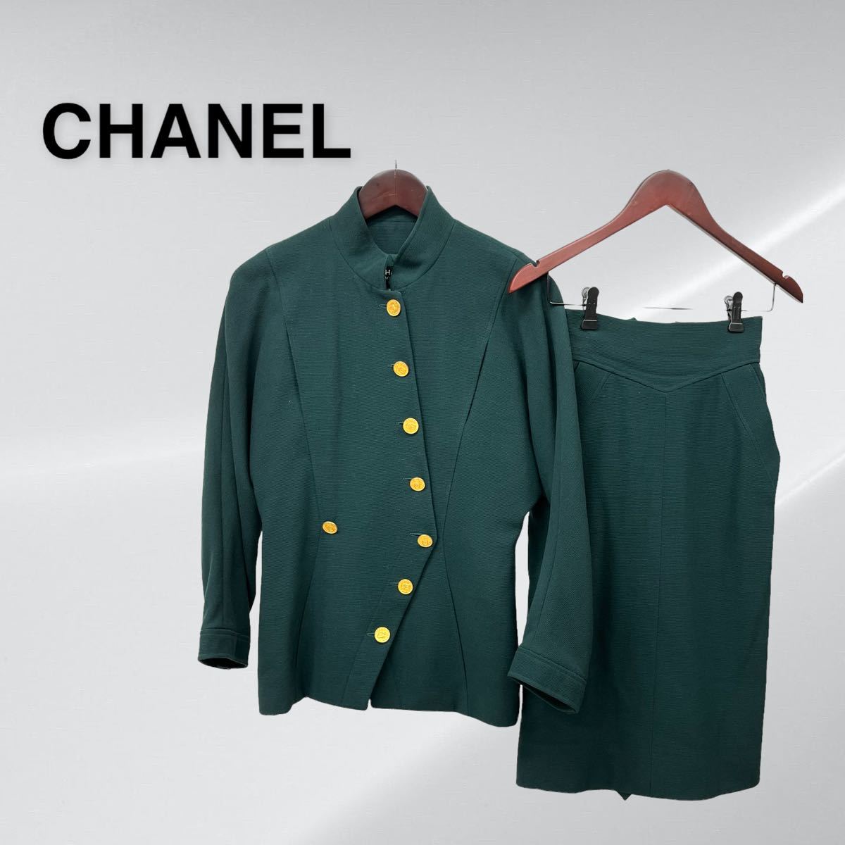 高級 CHANEL シャネル Vintage ヴィンテージ 手書きタグ コイン風